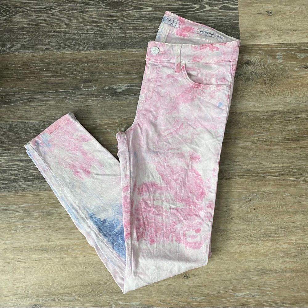 Guess Jeans Brittney Skinny Ankle Jeans Marble 28